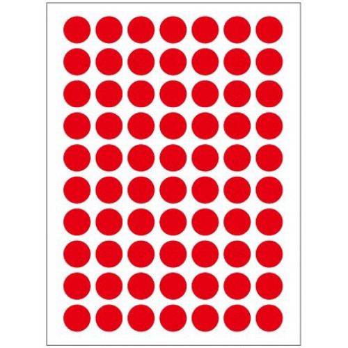 Autocollants rouges (132x)