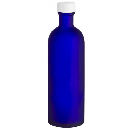 Flacon 100ml pour hydrolat avec bouchon (verre bleu)