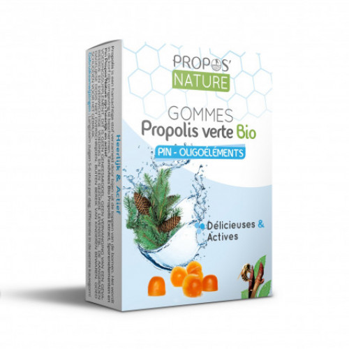 Gommes Propolis verte - Oligoéléments - Pin Sylvestre BIO