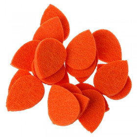 Rondelles orange Goutte (5 pièces)