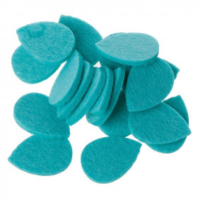 Rondelles turquoises Goutte (5 pièces)